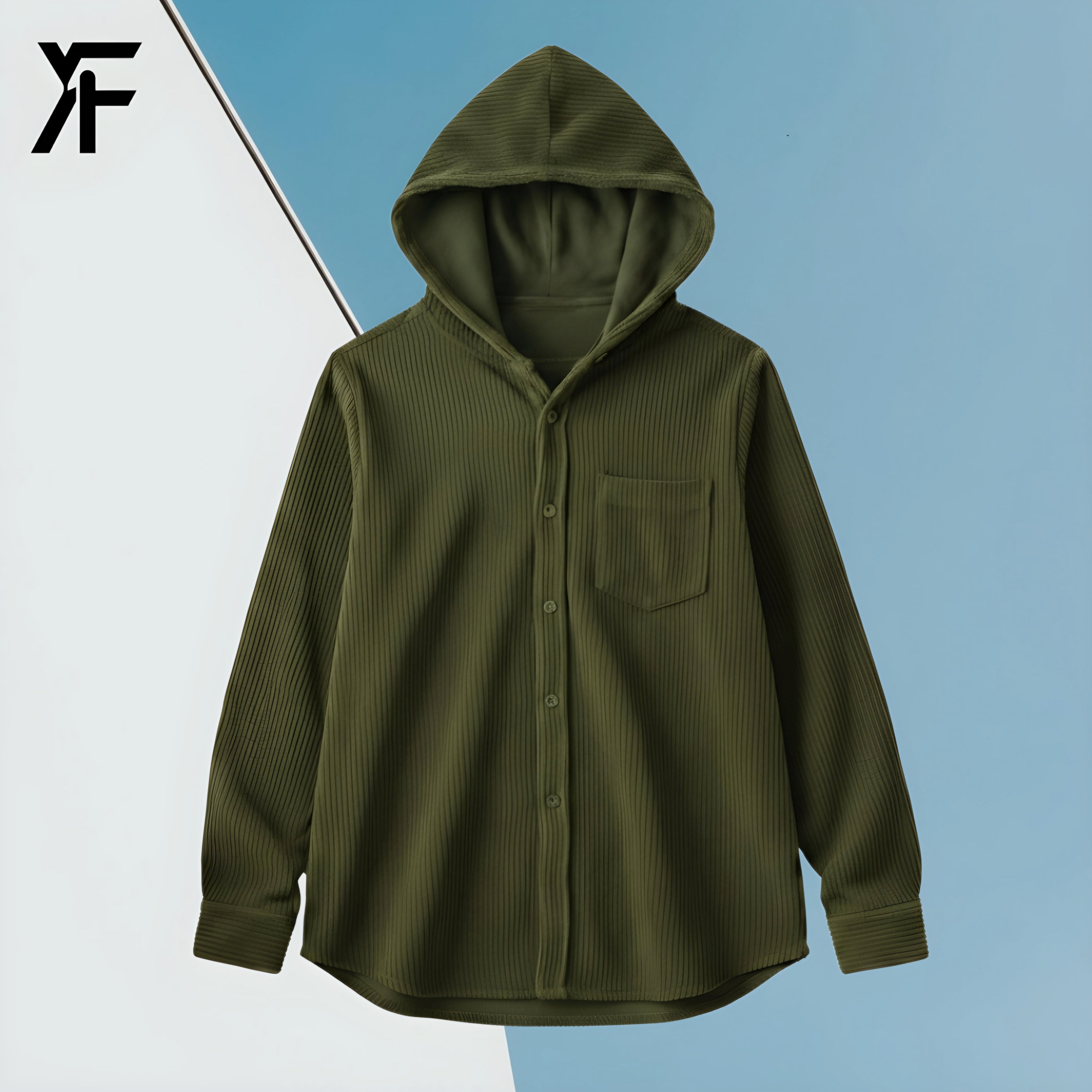Classic Olive Hoodie Shirt | CD-002