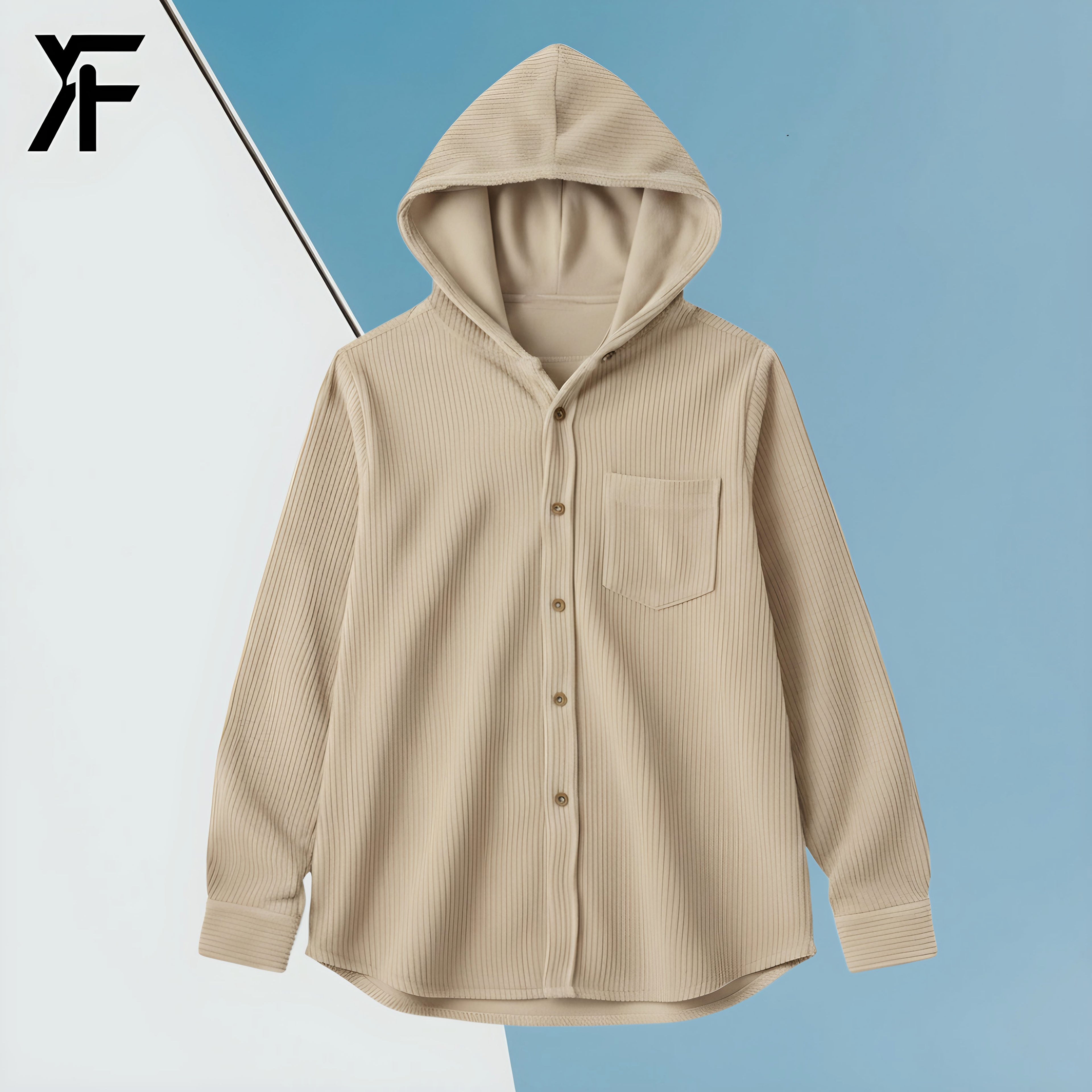 Classic Beige Hoodie Shirt | CD-003