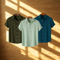 Olive, Pestal Green & Teal Blue combo | H-700*705*707