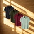 Maroon, Black, Olive & Pastel Green combo | H-650*700*705*720