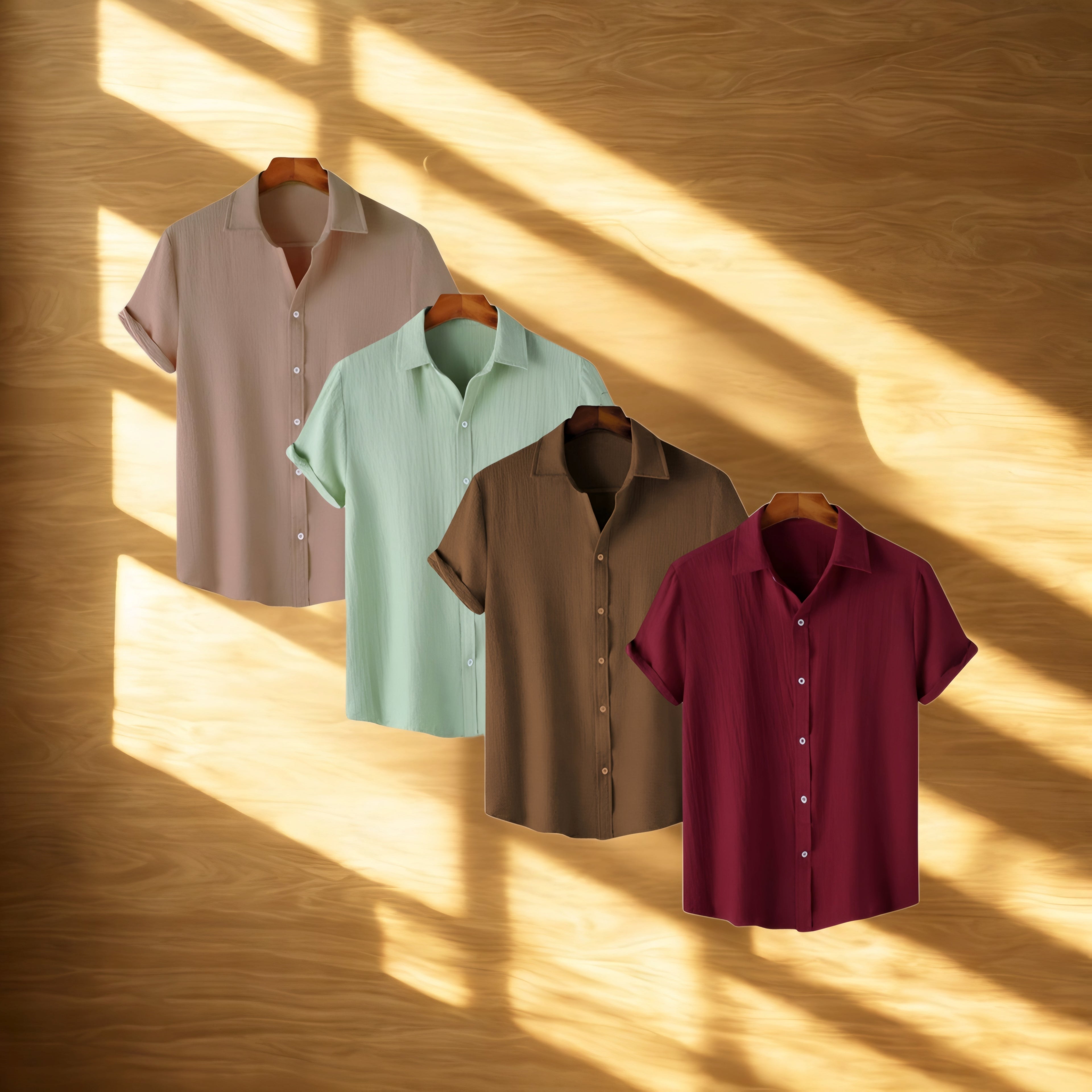 Maroon, Coffee, Beige & Pastel Green combo | H-700*701*710*720
