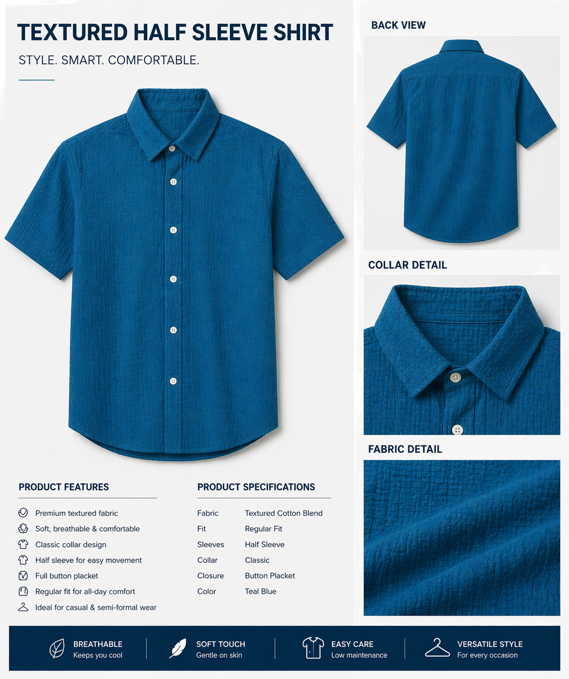 Teal Blue | H-707